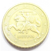 Litvánia,50 eurocent 2015 EF+ ötvözet