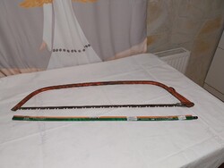 RÉGI KÉZIFŰRÉSZ 1 MÉTERES ,ÚJ FŰRÉSZLAPPAL EGYÜTT