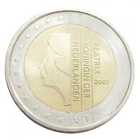 Hollandia,2 euro 2002 aUNC+ ötvözet
