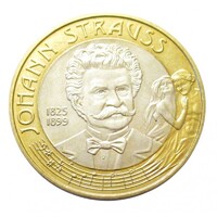 Ausztria,50 schilling 1999 - Johann Strauss zeneszerző aUNC+ ötvözet