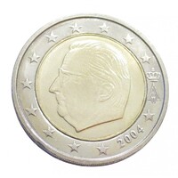 Belgium,2 euro 2004 aUNC+ ötvözet