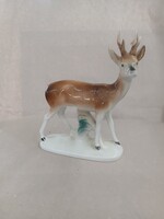GDR német porcelán Szarvas