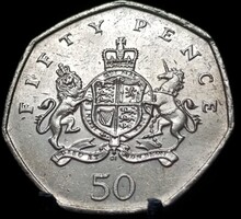 Egyesült Királyság 50 penny, 2013 100. Évforduló - Christopher Ironside születése C03B3V