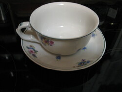 Retro hollóházi porcelán teás csésze szett