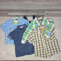 Ralph Lauren & S.Oliver Boys' Shirt and Overalls Set, 1-2 Years