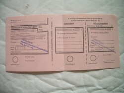 Belföldi postautalvány, magyar
