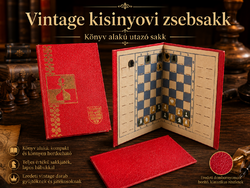 Vintage Soviet Kishinev Pocket Chess – Book-shaped Travel Chess, 1960s–70s