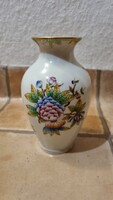 Herendi Viktória (VBO) mintás porcelán váza - 14 cm, hibátlan (Formaszám: 7003) shipping to EU