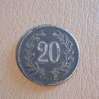 Austria 20 Heller, 1916