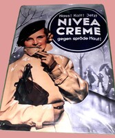 1938.REPRO NIVEA rare embossed metal plate decorative wall picture advertising sign 29x20 cm PERFECT