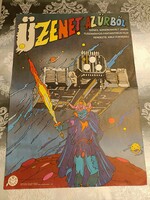 RITKASÁG! Üzenet az űrből (1981) - Herpai Zoltán eredeti sci-fi moziplakát