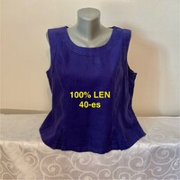 100% Len blúz, felső 40-es M-es
