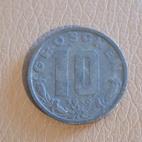 Ausztria 10 groschen, 1949
