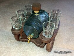 FA KEREKEN GURULÓ RÉZ CSAPOS BOROS  HORDÓVAL BOROS KÉSZLET NEM HASZNÁLT