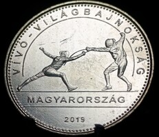 Magyarország 50 forint, 2019 Vívó Világbajnokság C03F1V