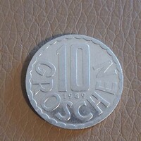 Ausztria 10 groschen, 1989