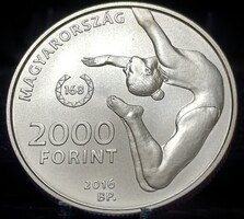 Magyarország 2000 Forint, 2016 XXXI. Nyári Olimpiai Játékok, Rio de Janeiro 2016 M01A3V