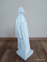 Antik Herendi porcelán nagy Jézus szobor