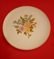 Hollóházi porcelán kínáló, fali tányér