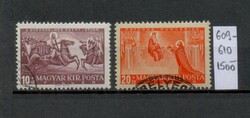 M107 - 1938 Szent István sorozat tagjai (609-610) pecsételt pár
