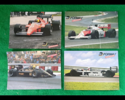 Forma-1 Hungaroring Retro Postcard (Pack of 4) 1980s
