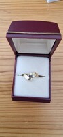 18 Carat Gold Ring with Diamonds and Sapphires