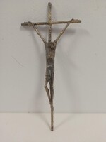Erwin Huber jelzett bronz feszület 1983.