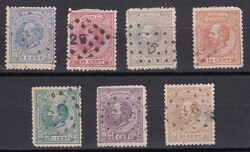 1872 Hollandia Bélyegsor III. VILMOS KIRÁLY