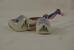 Holland mini porcelán klumpa pár – Szalaggal akasztható-A129