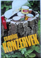 Tóth József "Füles" Camping konzervek plakát