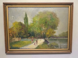 Gádor Emil: Parti sétány (1989