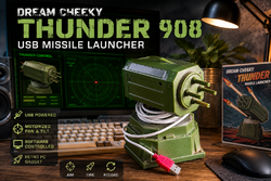 Dream Cheeky Thunder 908 USB rakétakilövő – működő, 2013-as retró PC gadget