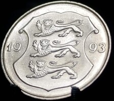 Észtország 1 korona, 1993 C11D1V