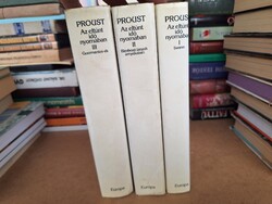 Marcel Proust: Az eltűnt idő nyomában I-III. 8500.-Ft