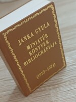 Janka Gyula - Miniatűr könyvek bibliográfiája 1973-1974 (minikönyv) (számozott)
