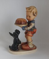 Hummel porcelán Begging His Share Koldulja a részét!