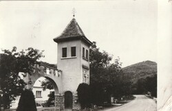 Retró képeslap - Velem, Harangláb - tűztorony