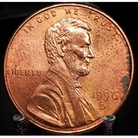 Amerikai Egyesült Államok 1 cent, 1996 Lincoln Cent Verdejel "D" - Denver D02A3V