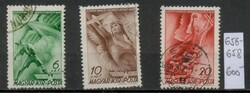 M112 - 1940 Horthy Miklós Nemzeti Repülő Alap I. teljes bélyegsorozat - Pecsételt