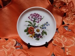 Virágmintás  német porcelán poháralátét