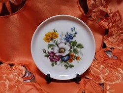 Virágmintás  német porcelán  poháralátét