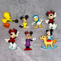 Disney Minnie, Mickey Mouse, Csőrike, Donald kacsa mini játékfigura szett