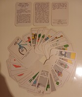 Retro Közlekedésbiztonsági tansegédlet kártya 32 lapos ált. isk. 5-8. oszt.
