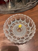 Német 24% ólomkristály tálka - Walther Glas "Bolero" - Hibátlan, címkés