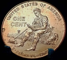 Amerikai Egyesült Államok 1 cent, 2009 200. Évforduló - Abraham Lincoln születése E08D2V