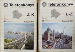Matáv: Telefonkönyv - Budapest 1993