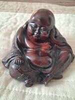 Erotikus, szex Buddha szobor, ritka buddhista alkotás 13cm széles 9 cm magas