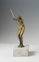Art deco Diana ( Artemisz ) réz szobor