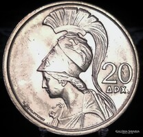 Görögország 20 drachma, 1973 ΕΛΛΗΝΙΚΗ ΔΗΜΟΚΡΑΤΙΑ 08A2V