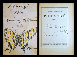 Zsigmond Móricz Butterfly (First edition 1925) SIGNED COPY with RIPPL RÓNAI JÓZSEF LITHOGRAPHY